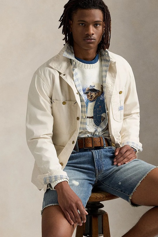 Bavlněný svetr Polo Ralph Lauren 710964797 bílá