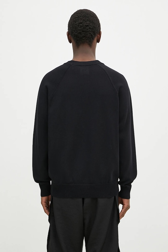 Odjeća Pulover Y-3 Logo Knit Crew JL8752 crna