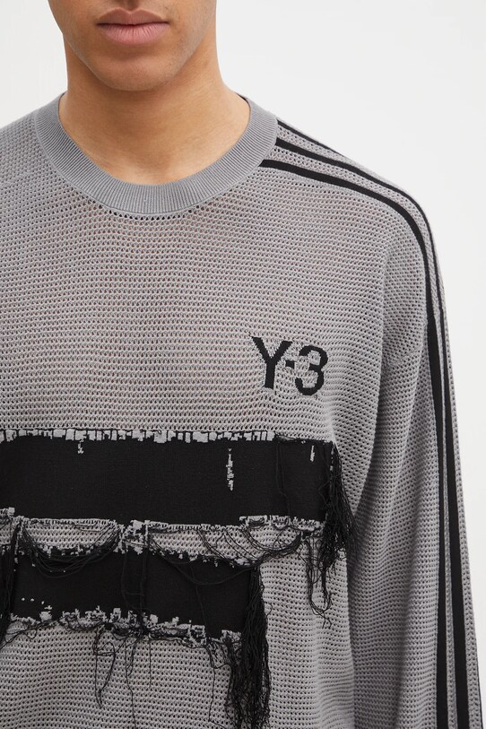 Светр Y-3 Graphic Knit Crew JM3238 сірий