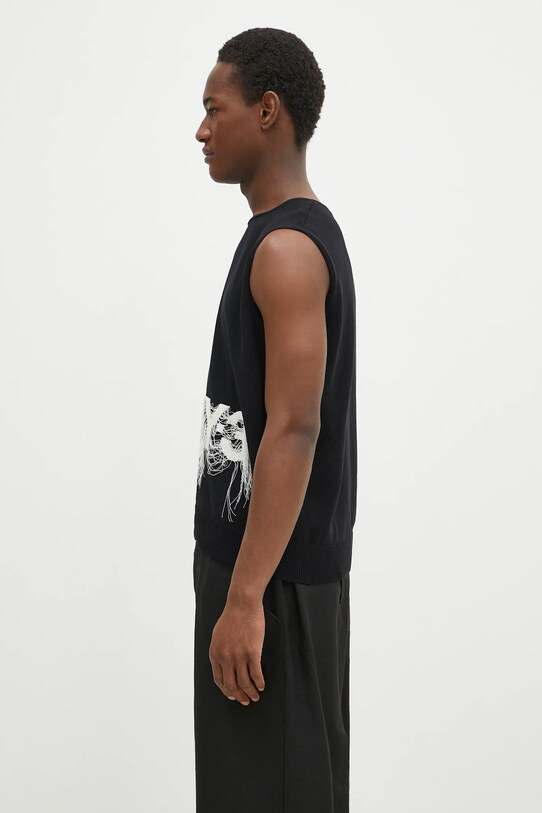 Y-3 gilet Knit Vest JN1983 black SS25