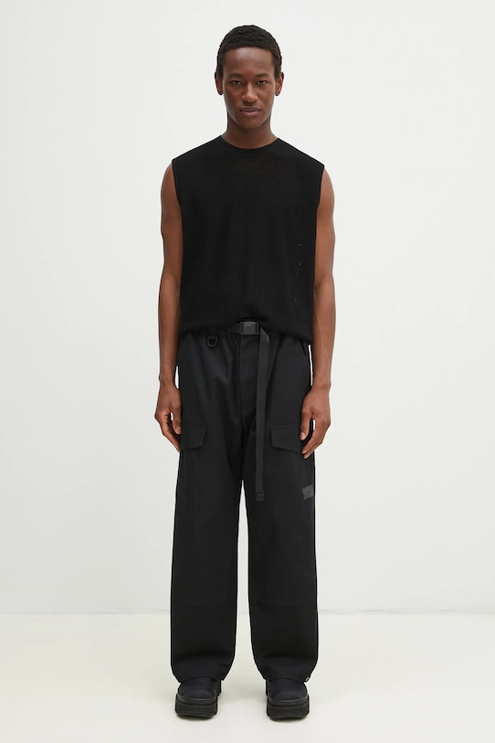 Sveter Y-3 Graphic Knit Vest JN4874 čierna