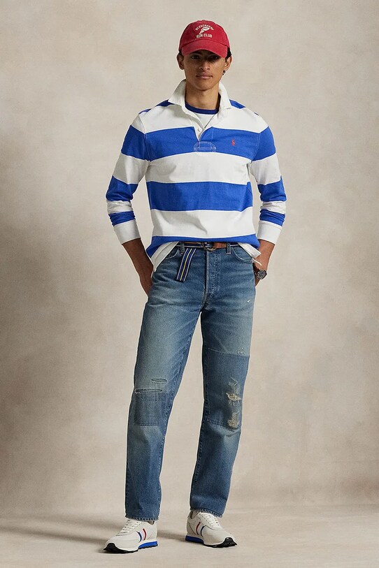 Clothing Polo Ralph Lauren cotton jumper Long Sleeve 710900566 blue
