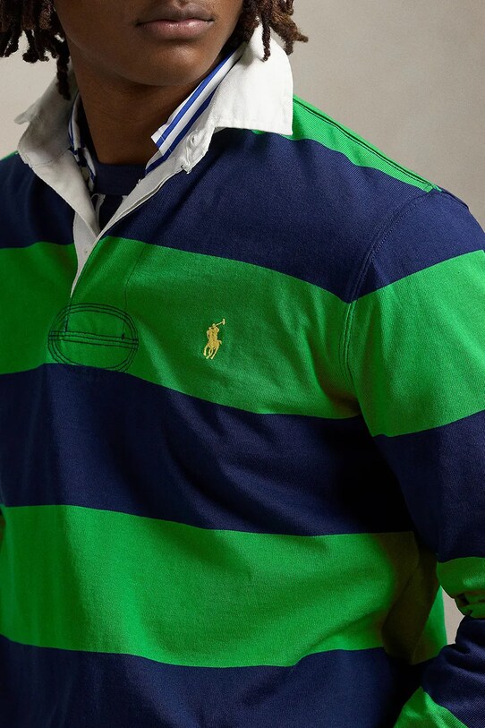 Pamučni pulover Polo Ralph Lauren Long Sleeve mornarsko plava 710900566