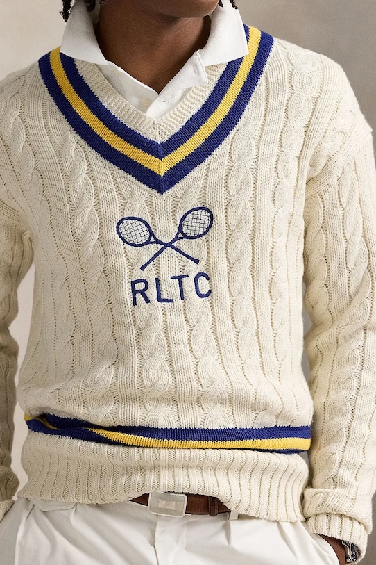 Светр з домішкою кашеміру Polo Ralph Lauren Long Sleeve Pullover бежевий 710961780