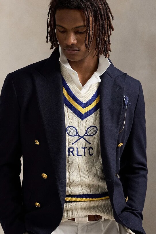 Polo Ralph Lauren sweter z domieszką kaszmiru Long Sleeve Pullover 710961780 beżowy
