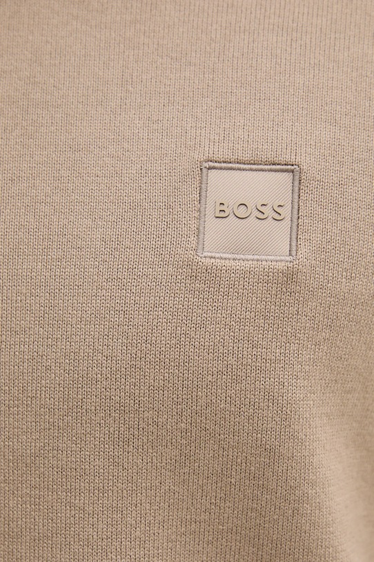 Пуловер с вълна BOSS Orange Kanovano_S 50527583 бежов
