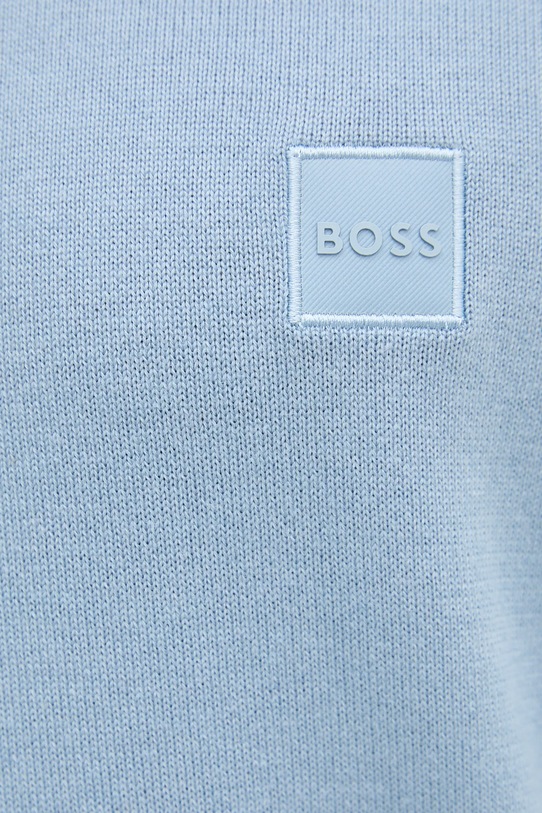 Pulover s primesjo volne BOSS Orange 50527583 modra
