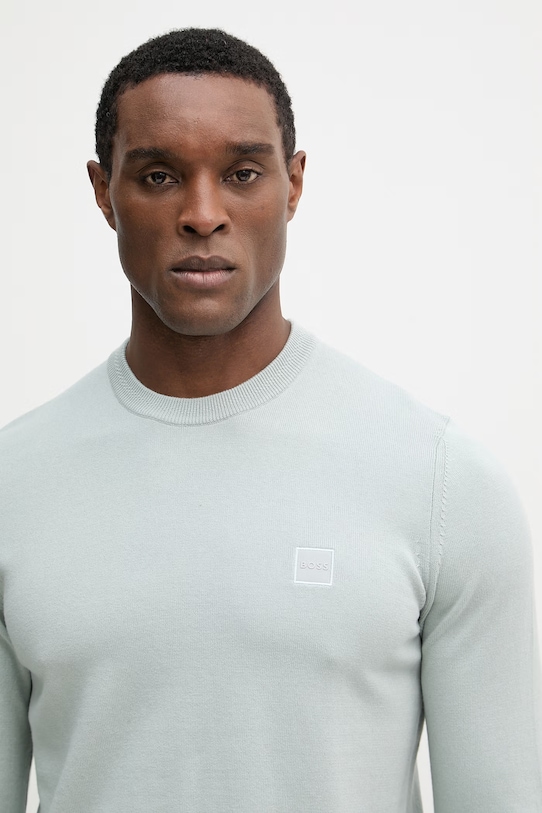 BOSS Orange pulover din amestec de lână Kanovano_S turcoaz 50527583