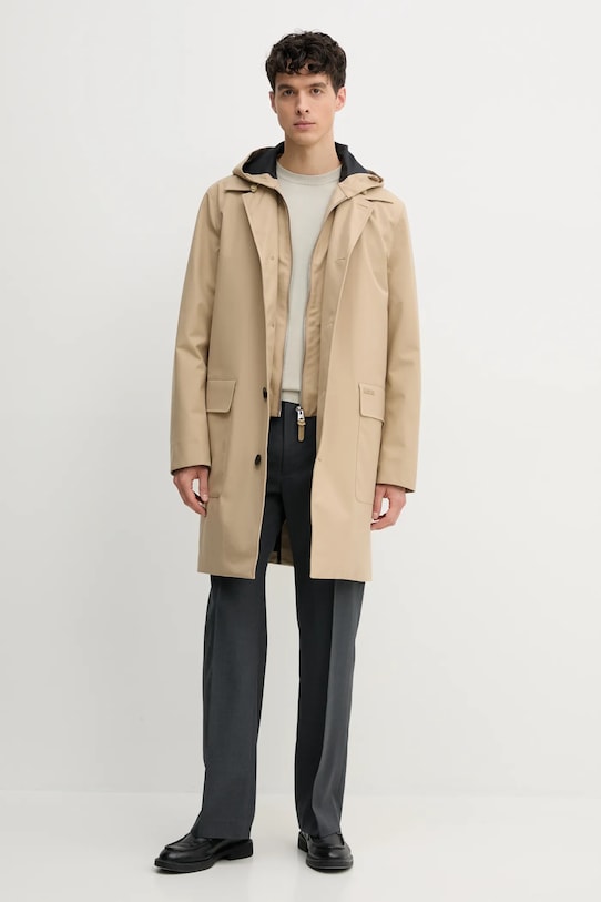 Pulover s primesjo volne BOSS Orange 50527583 bež NC00