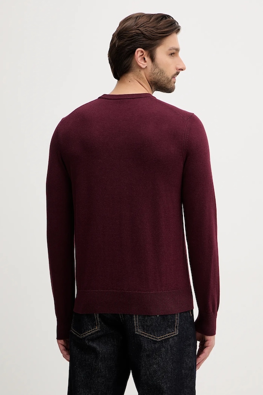 Oblačila Pulover s primesjo volne BOSS Orange 50527583 bordo