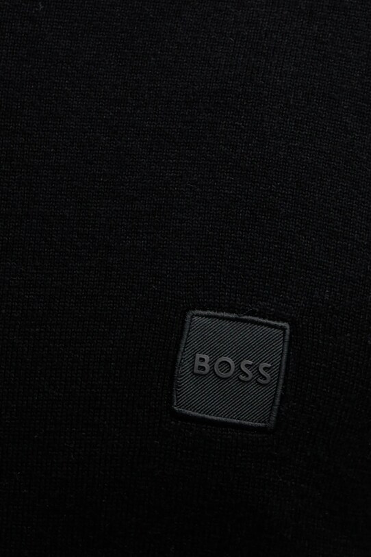 Svetr z vlněné směsi BOSS Orange černá 50527583