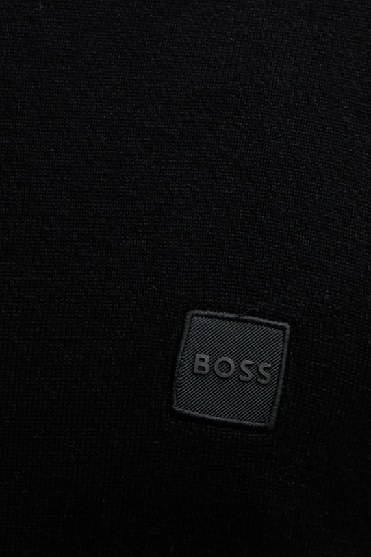 Pulover s primesjo volne BOSS Orange črna 50527583