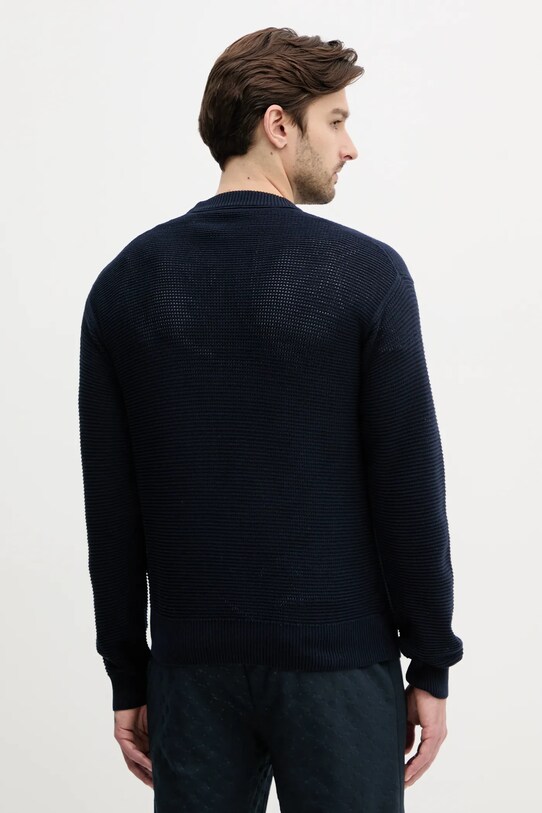 Odzież BOSS Orange sweter bawełniany 50538290 granatowy