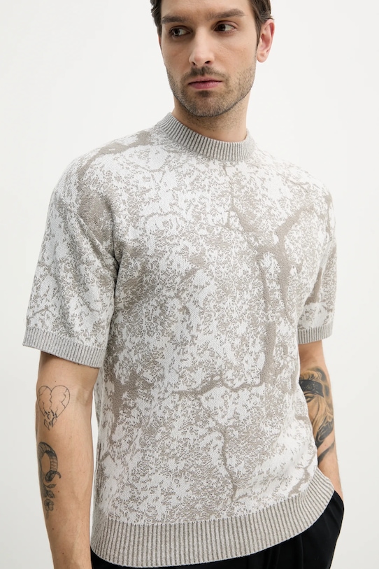 BOSS Orange pulover subtiri bej 50539584