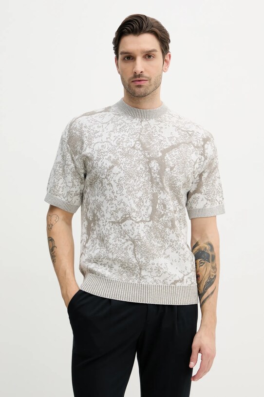 BOSS Orange sweter beżowy 50539584