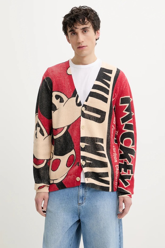 Desigual kardigan WILD pozostałe czerwony 25SMJF07