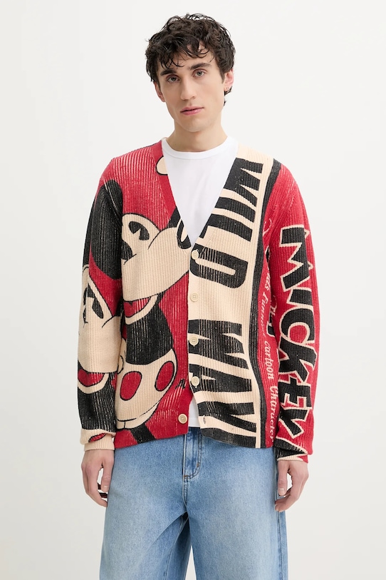 Desigual kardigan WILD pozostałe czerwony 25SMJF07