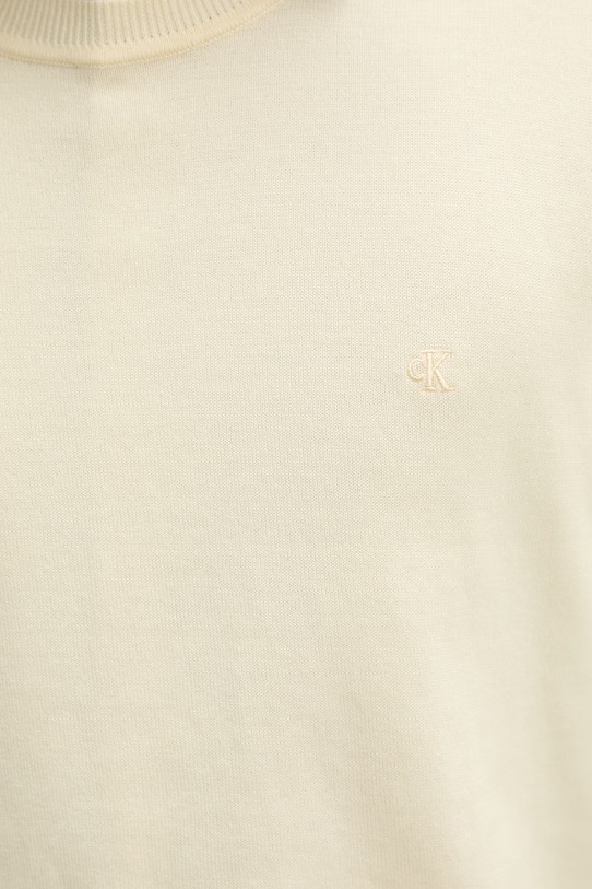 Calvin Klein Πουλόβερ ανδρικό βαμβακερό LV040BM343 κίτρινο