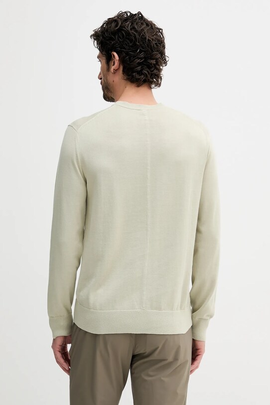 Odzież Calvin Klein sweter bawełniany LV040BM343 beżowy