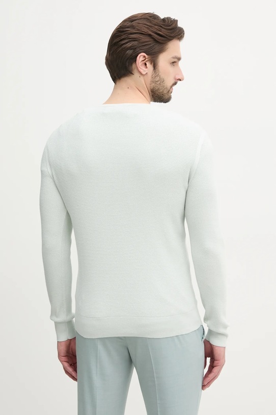 Odzież Calvin Klein sweter K10K114080 turkusowy