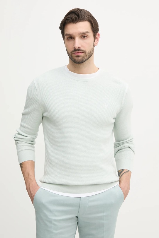 Calvin Klein sweter turkusowy K10K114080