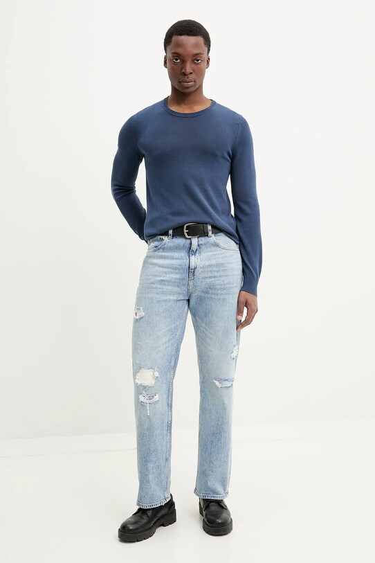 Пуловер Superdry M6110667A.C2Y тъмносин SS25