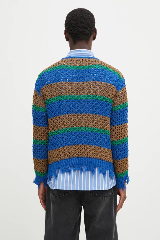 Одяг Светр Andersson Bell Damaged Stripe Boatneck atb1239u коричневий