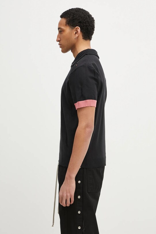 Andersson Bell jumper Damaged Polo atb1243m black SS25