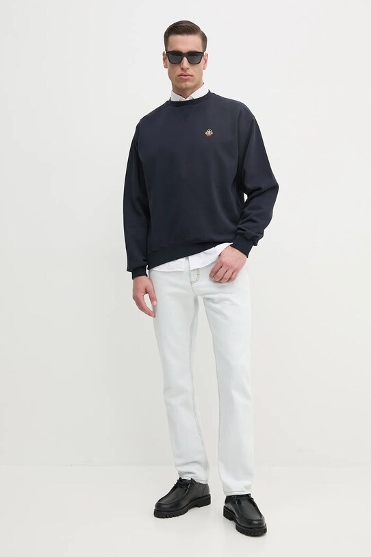 Кофта Bally MJE073 темно-синій SS25