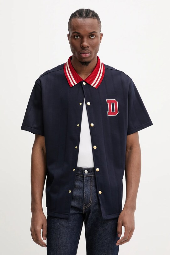 Рубашка Drôle de Monsieur La Chemise Drule Sport casual тёмно-синий G.SH221.PL160.NY