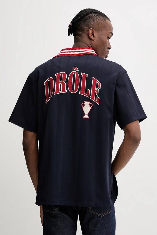 Одежда Рубашка Drôle de Monsieur La Chemise Drule Sport G.SH221.PL160.NY тёмно-синий