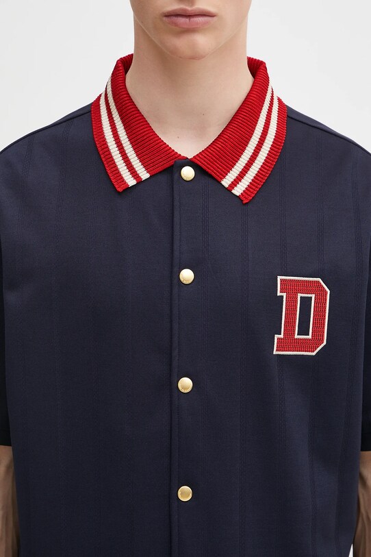 Drôle de Monsieur koszula La Chemise Drule Sport granatowy G.SH221.PL160.NY