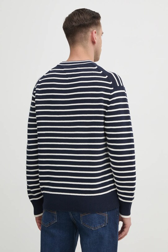 Îmbrăcăminte Tommy Hilfiger pulover de bumbac MW0MW38944 bleumarin