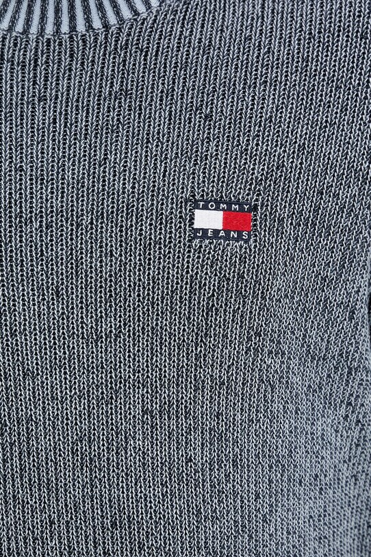 Βαμβακερό πουλόβερ Tommy Jeans DM0DM20923 σκούρο μπλε