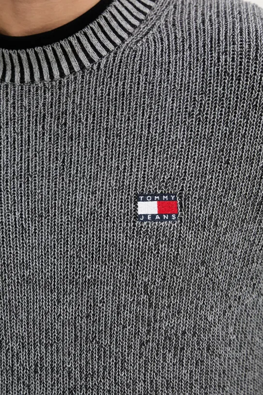 Tommy Jeans sweter bawełniany szary DM0DM20923