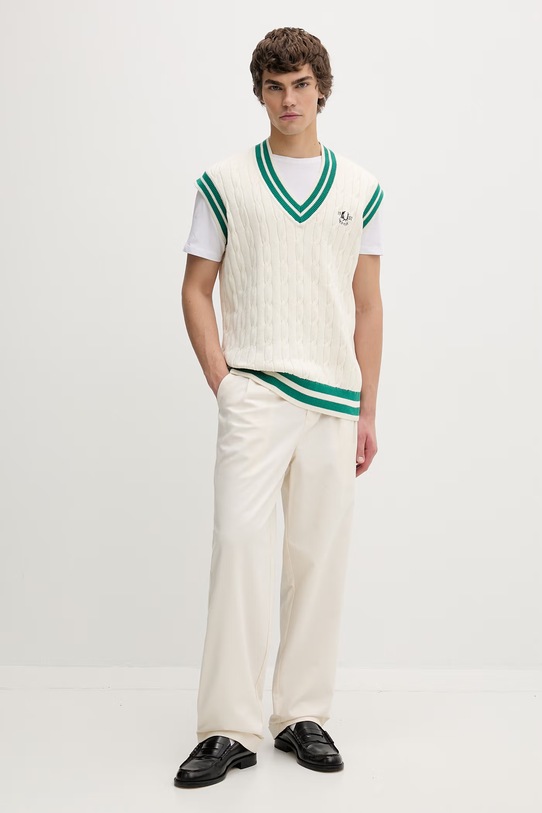 Fred Perry kamizelka K9721.560 beżowy SS25