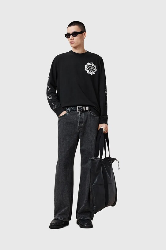Хлопковая кофта AllSaints ORBITAL M021PC