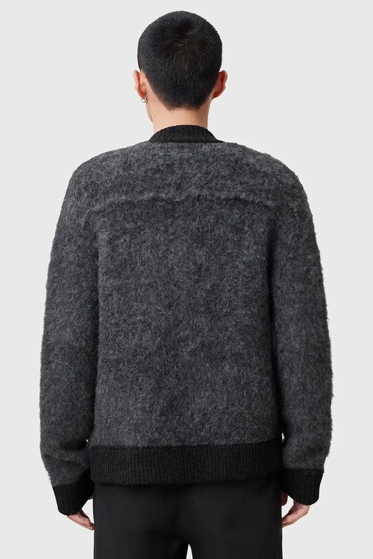 Вовняний кардиган AllSaints JACKSON сірий M010KC