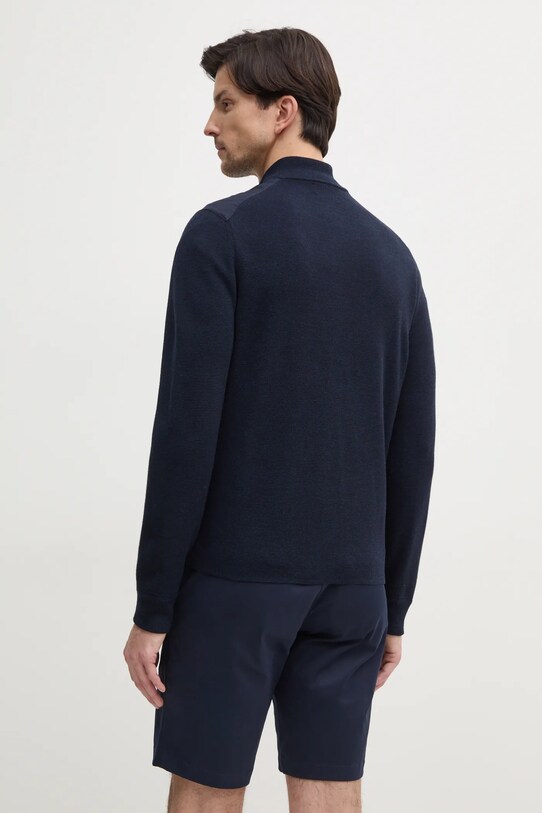 Îmbrăcăminte Hackett London bluza din lana HM703343 bleumarin
