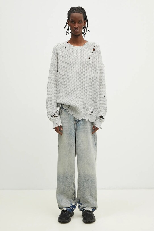 Светр Maison MIHARA YASUHIRO Sun Faded J14SW702 сірий