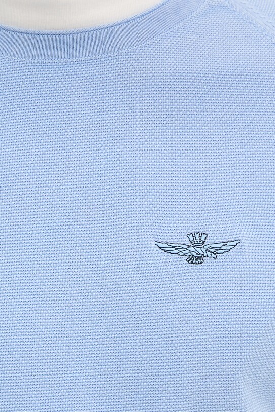 Aeronautica Militare pulover de bumbac MA1556L560 albastru