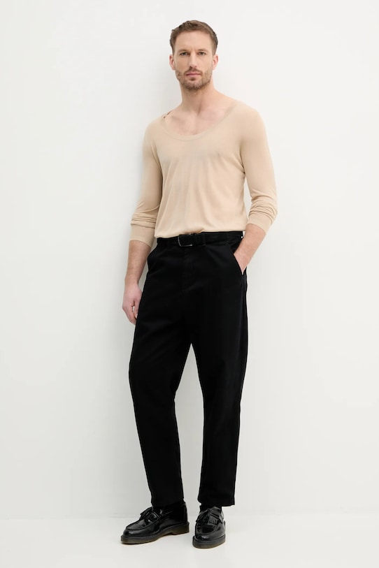 Karl Lagerfeld sweter KL STUDIO 552308.655018 beżowy SS25