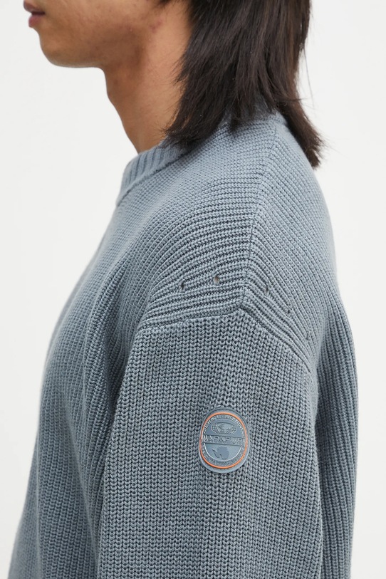 Napapijri sweter D-Rignano szary NP0A4INQG1Y1