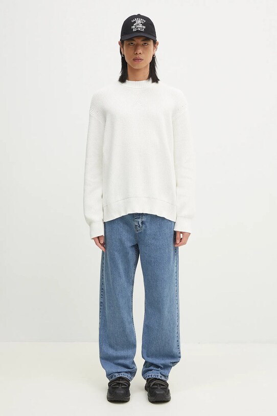 Πουλόβερ Napapijri D-Rignano NP0A4INQN1A1 λευκό