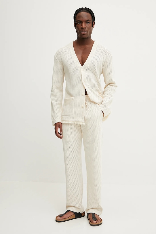OAS cardigan din bumbac 7015.01 bej SS25