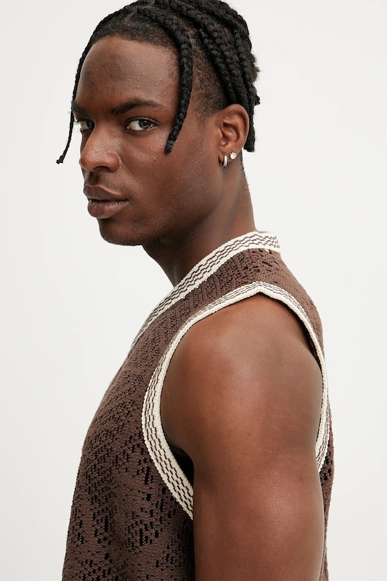 OAS gilet marrone 7203.01