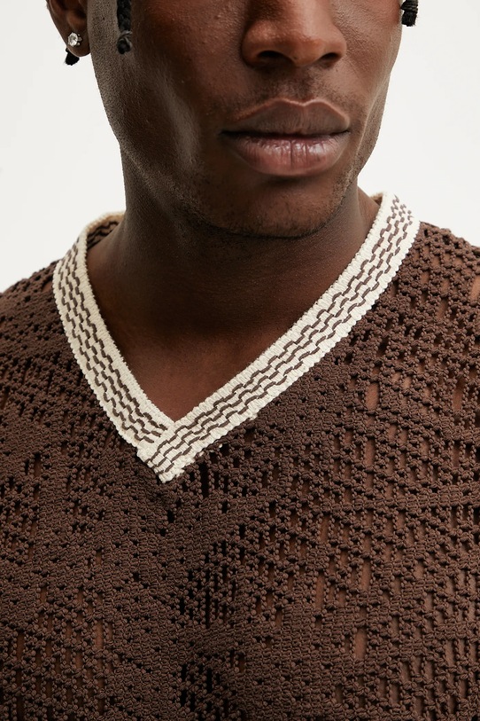 OAS gilet 7203.01 marrone