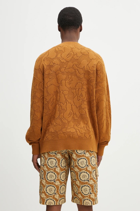 Oblečení Bavlněný kardigan A Bathing Ape Solid Camo Jacquard One Point 1L30120301 hnědá