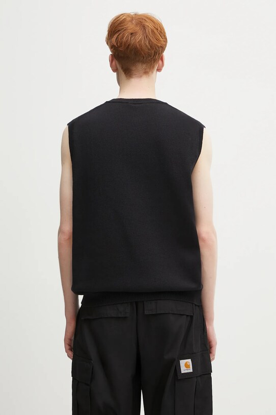 Oblečení Bavlněný svetr Carhartt WIP Madison Vest Sweater I033036.0D2XX černá