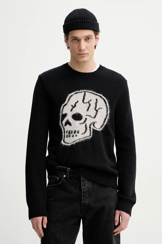 Свитер с примесью шерсти The Kooples остальные чёрный HPUL30003K